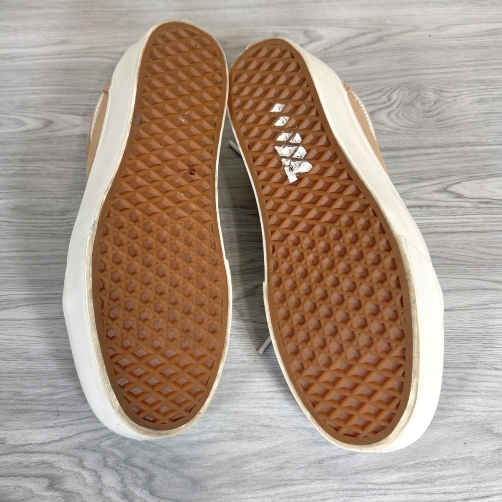 Vans Old Skool Stacked Tan Suede Platform Sneakers Womens 10 721356 Brown - Picture 6 of 7